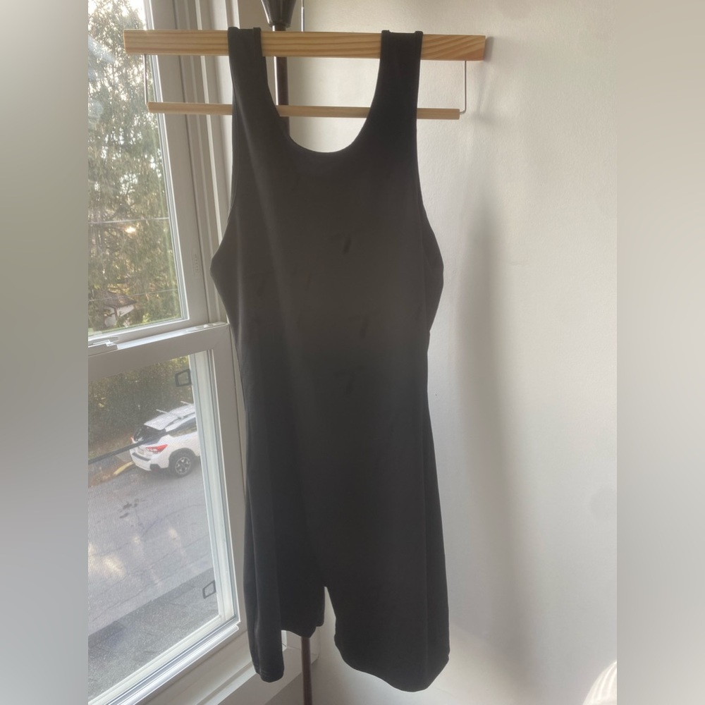 SHEIN BLACK BIKER ROMPER